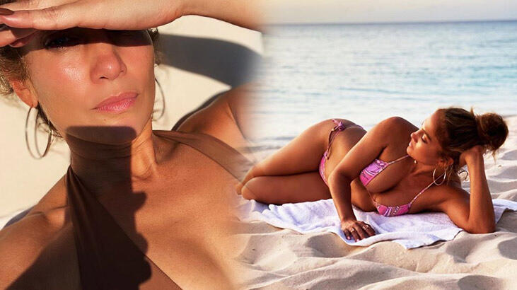 Jennifer Lopez'den yaza veda pozu