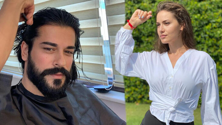 Burak Özçivit'in yeni imajına Fahriye Evcen'den yo
