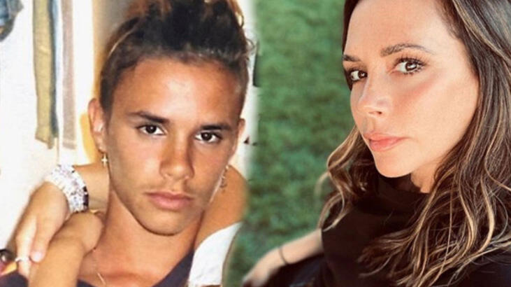 Victoria Beckham ile oğlu Romeo'nun benzerliği şaş