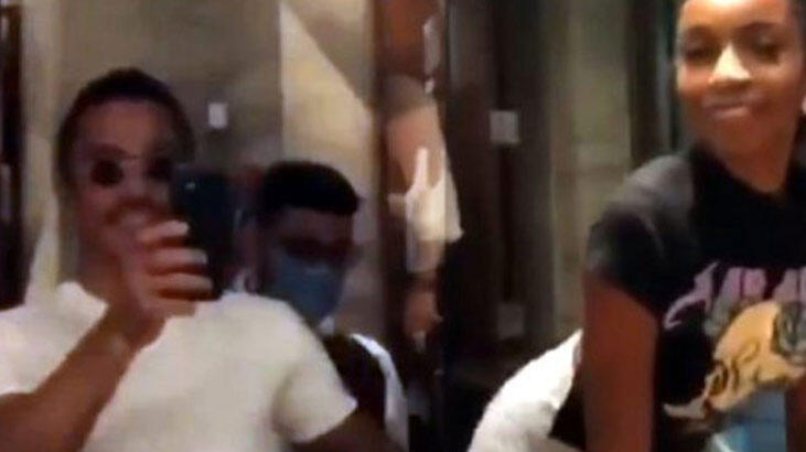 Nusret'e twerk dansı yapan kadın sevgilisine yakal