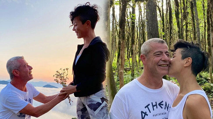 Levent Yüksel ile eşi Özlem Öztürk'ten aşk pozu