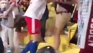 Alman Futbolcu Rakip Takım Taraftarına Saldırdı
