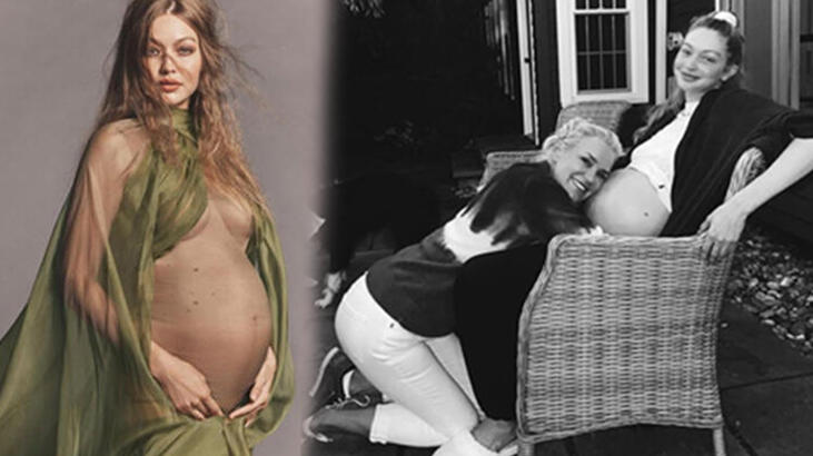 Gigi Hadid'den 'doğum yaptı' iddialarına fotoğrafl