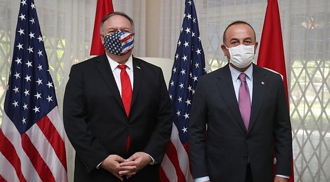 Çavuşoğlu, Pompeo ile Görüştü