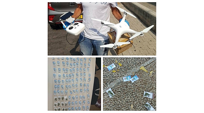 Drone ile Esrar Yağmuru