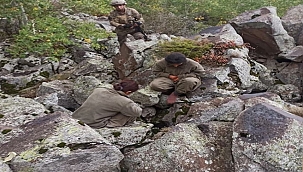 Teslim olmayan teröristleri,Jandarma özel timleri ikna ettiler