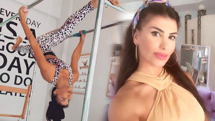 Şarkıcı Hatice'den pilates pozu