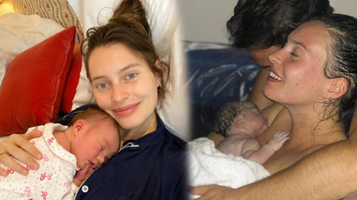 Ella Woodward ikinci bebeğini evde doğurdu