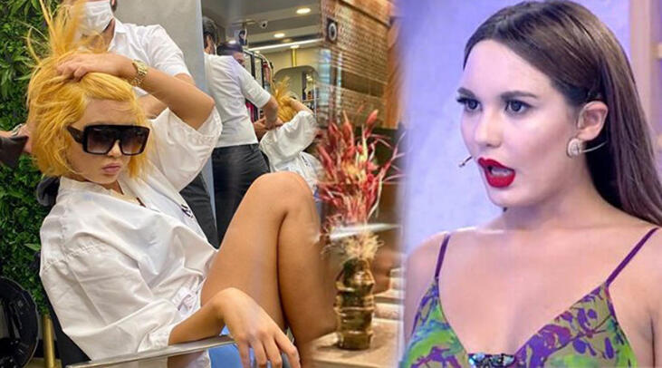 Bahar Candan saçlarını sarıya boyattı