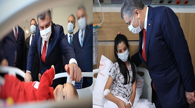 Bakan Koca Bursa'da incelemelerde bulundu