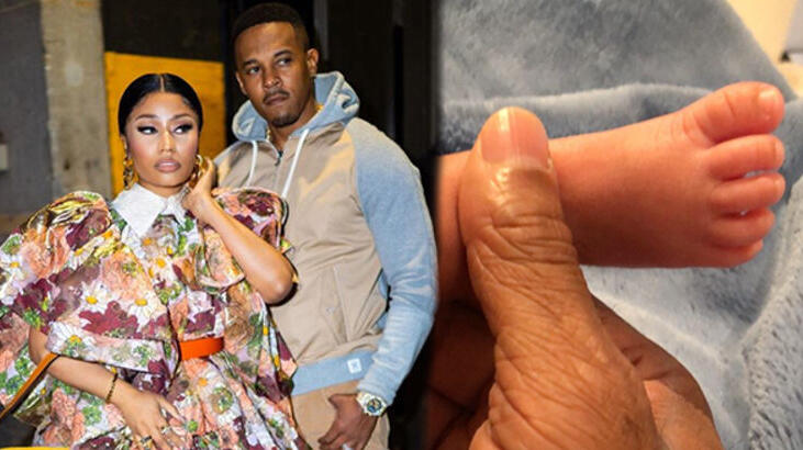 Nicki Minaj bebeğinin ilk fotoğrafını paylaştı