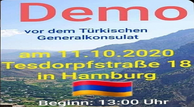 Hamburg'ta yaşayan gurbetçi Türkler ırkçı ermenilere karşı direnecekler