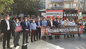 Manisa'da Macron tepkisi