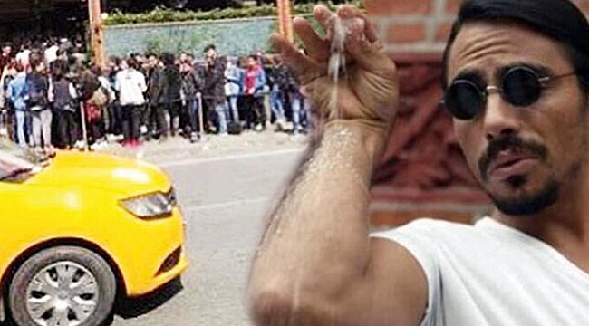 Nusret'in Dükkanının Önünde Uzun Kuyruk