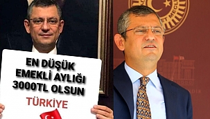 Özgür Özel'den emekli maaşı açıklaması