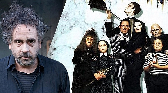 Tim Burton 'Addams Family'i Yeniden Uyarlayacak