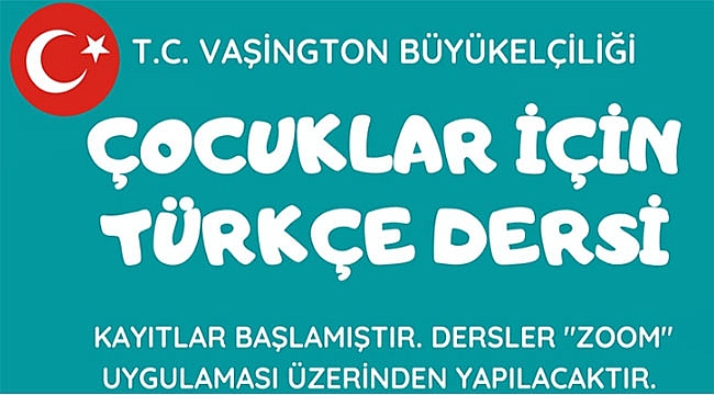 Washington Büyükelçiliğinden Türkçe Derslerİ