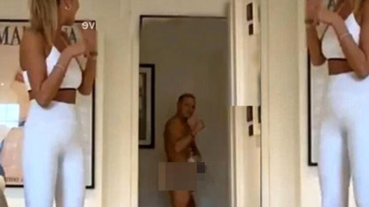 Sophie Habboo'nun sevgilisi canlı yayında çıplak y