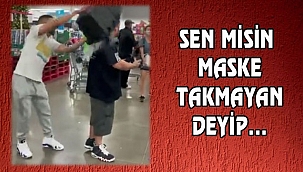Markete Maskesiz Girince...