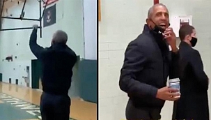 Obama’dan Basket Şov