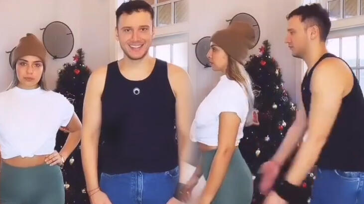Edis ve Aybüke Albere'den dikkat çeken TikTok vide