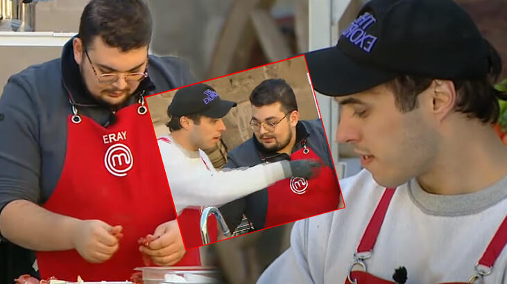 MasterChef Eray ile Emir arasında sinirler gerildi