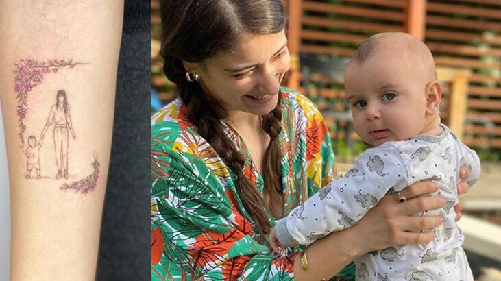 Hazal Kaya'dan anlamlı dövme