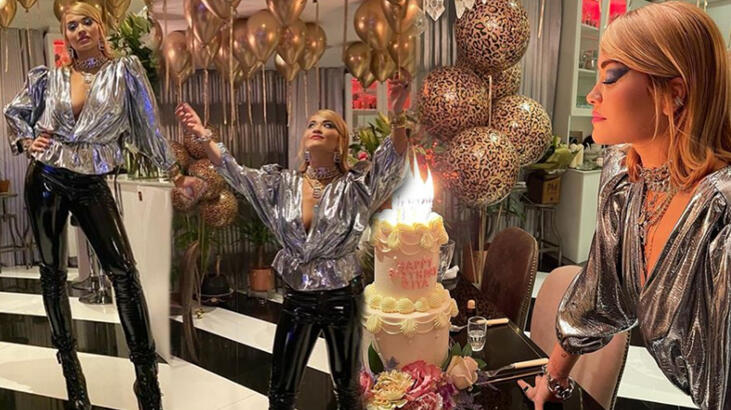 Doğum günü için kuralları çiğneyen Rita Ora para c
