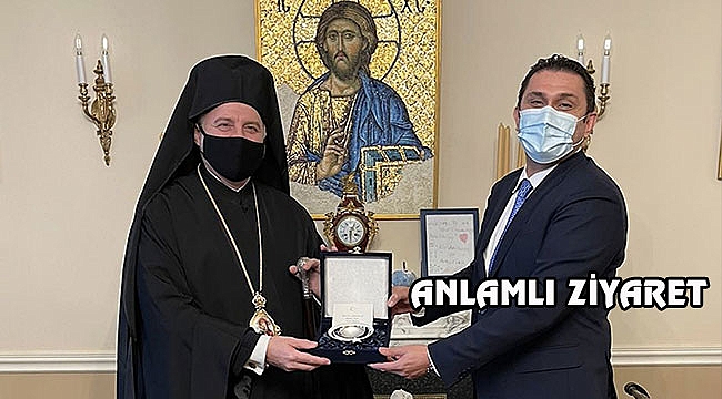Başkonsolos Özgür'den Rum Piskoposa Ziyaret