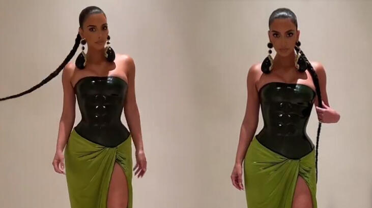 Kim Kardashian, kardeşi Kylie Jenner'ı taklit etti