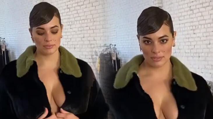 Ashley Graham'dan iddialı pozlar!