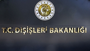 Dışişleri Bakanlığı'ndan ABD Yaptırımına Tepki