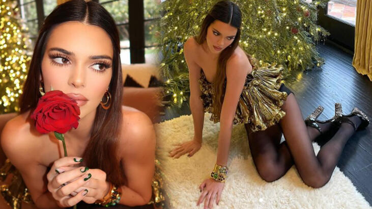 Kendall Jenner'dan Noel pozları