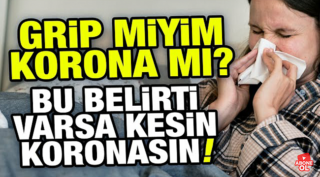 Eyvah! Grip Mi Oldum, Yoksa Korona Mı?