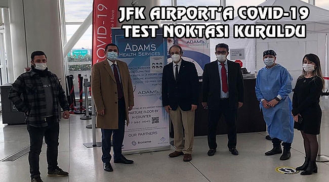 JFK Havalimanına Covid-19 Test Noktası