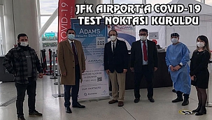 JFK Havalimanına Covid-19 Test Noktası