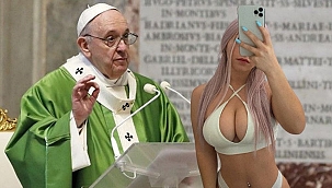 Papa Francis Yine Bir Bikini Mankenini Beğendi