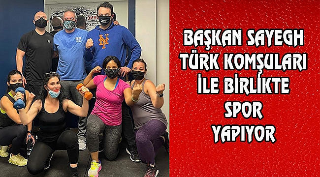 Paterson Belediye Başkanı Türklerle Spor Yapıyor