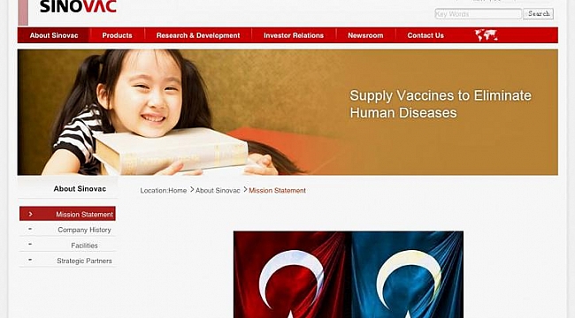 Sinovac’ın Sitesi Hacklendi