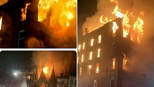 Tarihi New York Kilisesi Kül Oldu