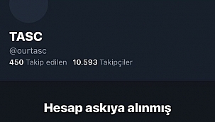 TASC'in Twitter Hesabı Askıya Alındı
