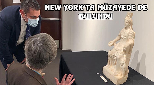 Türkiye'den Çalınan Cybele, New York'ta Bulundu