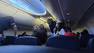 United Uçağında Coronalı Paniği