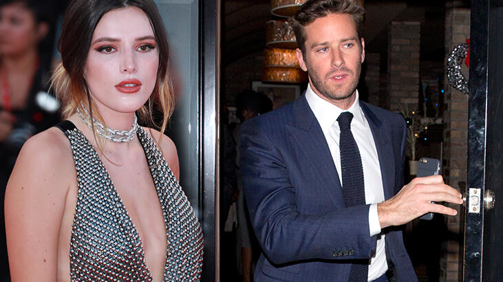 Oyuncu Armie Hammer'a destek veren Bella Thorne'a