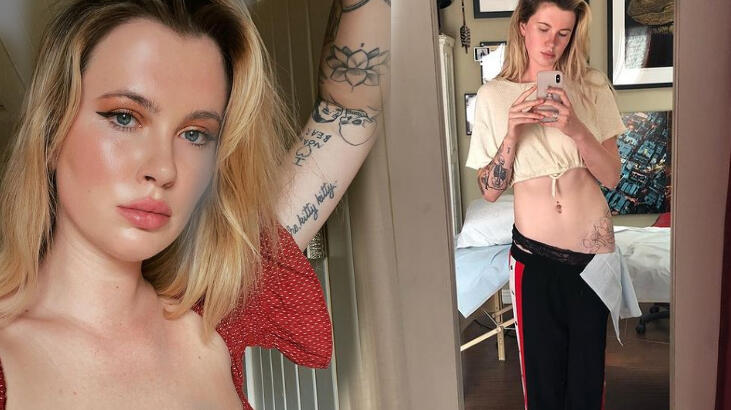 Ireland Baldwin dövmesini böyle gösterdi