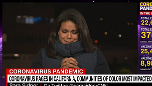 CNN Muhabiri Gözyaşlarını Tutamadı
