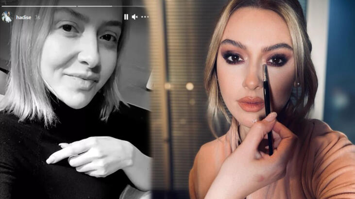 Hadise doğal halini paylaştı