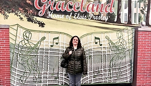 Esra Öziskender Elvis Presley'in Evi Graceland'de