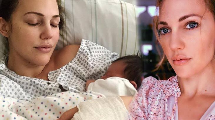 Meryem Uzerli kızının yüzünü gösterdi