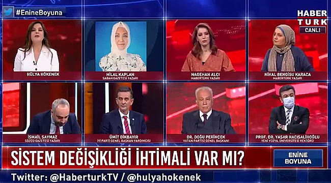 Hilal Kaplan Habertürk'te Gündem Oldu